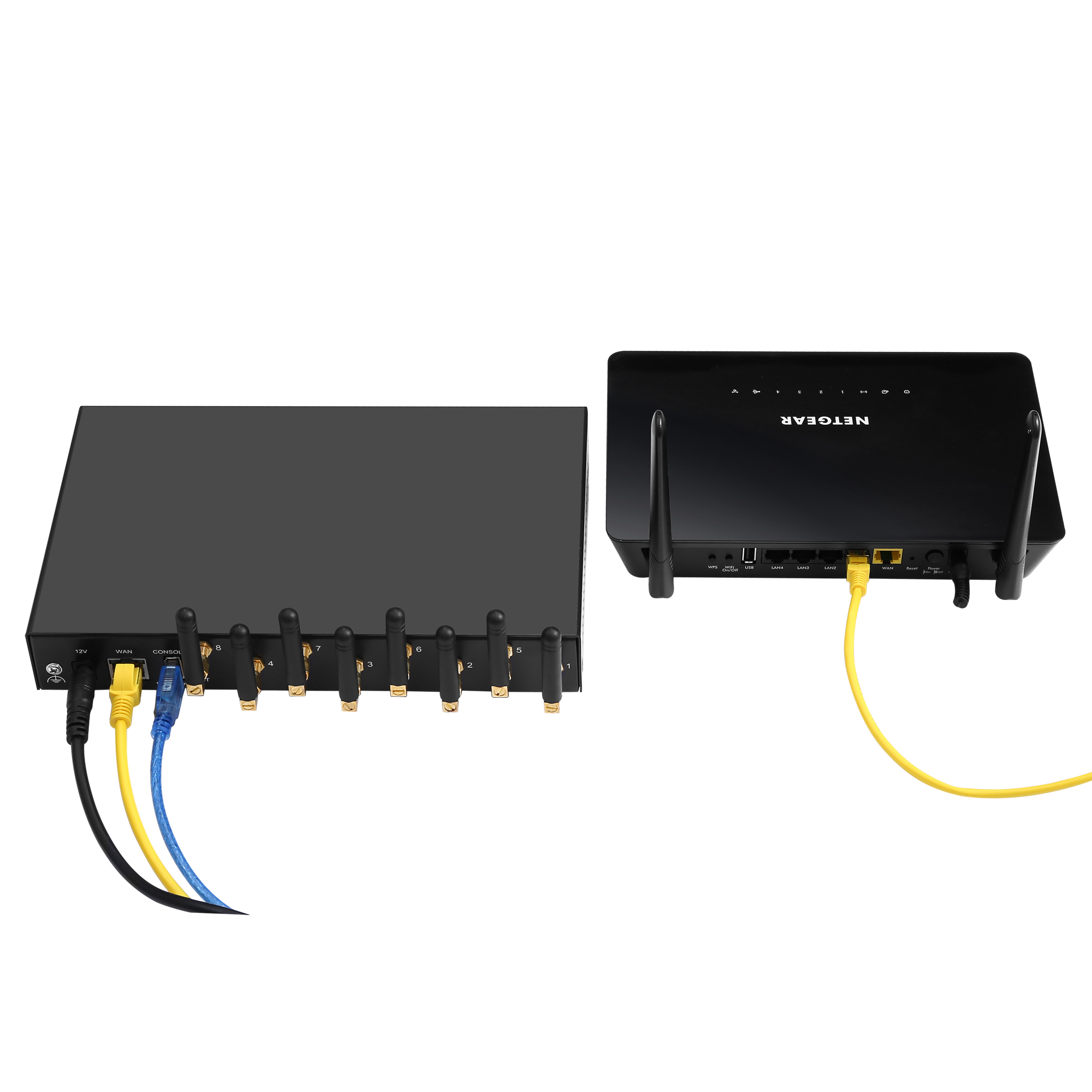 8 Ports GSM VOIP SK Gateway For Call Origination and Termination in GSM